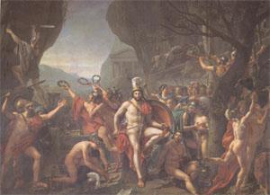 Jacques-Louis  David Leonidas at Thermopylae (mk05) China oil painting art